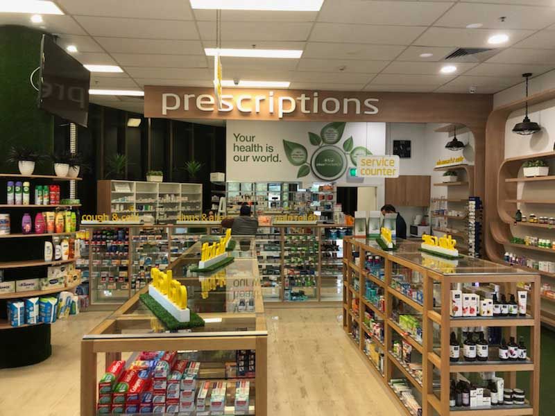 Ace Fitouts - Western Sydney - Retail Shopfitting Pharmacy Fitout - Pikes Olympic Park