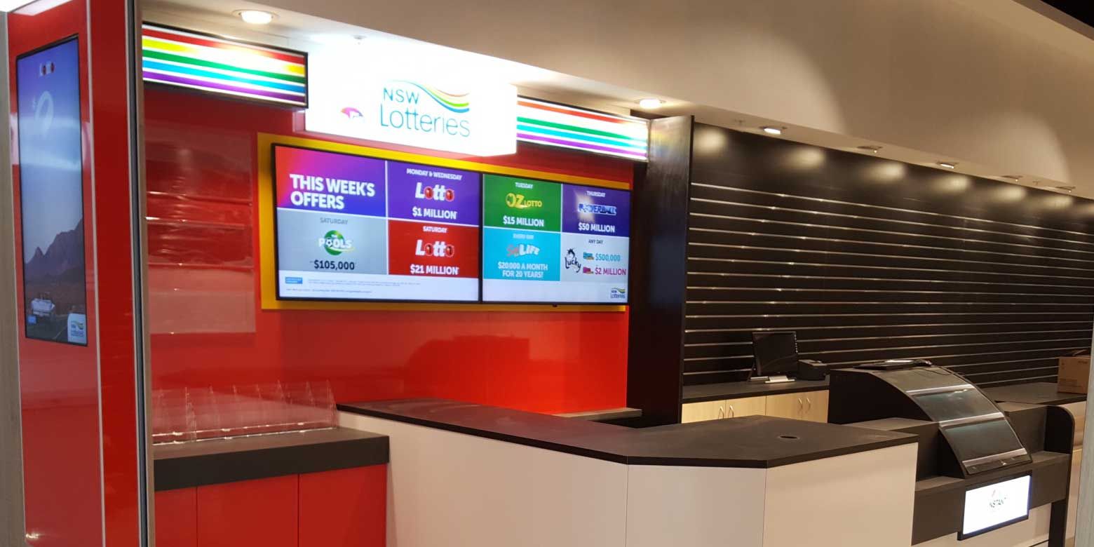 NSW Lotteries Accredited Shopfitter